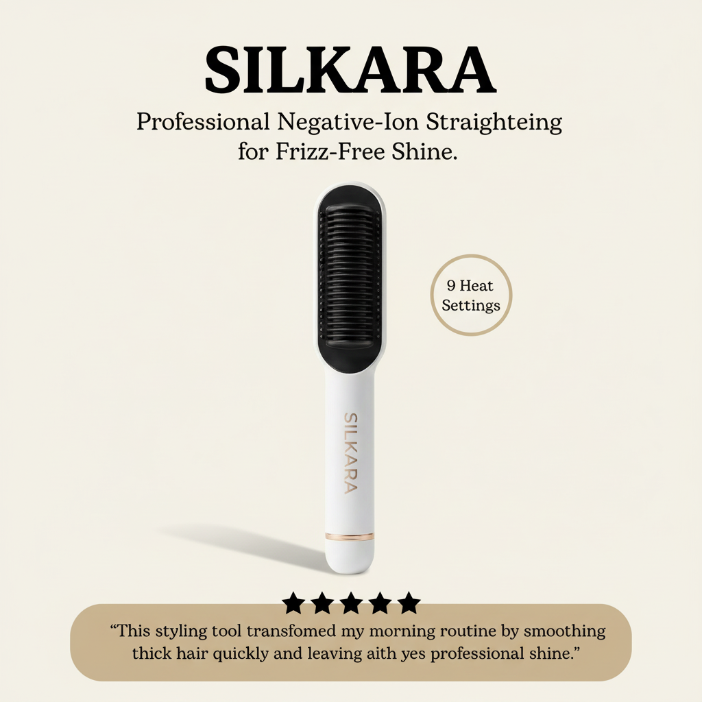 Silkara Hair Straightening Comb